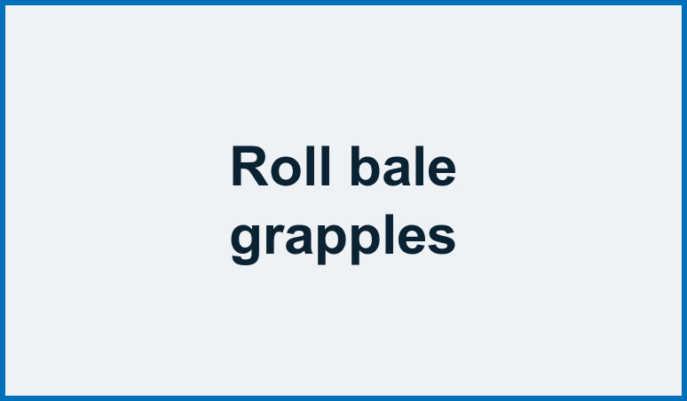 Grapples and forks